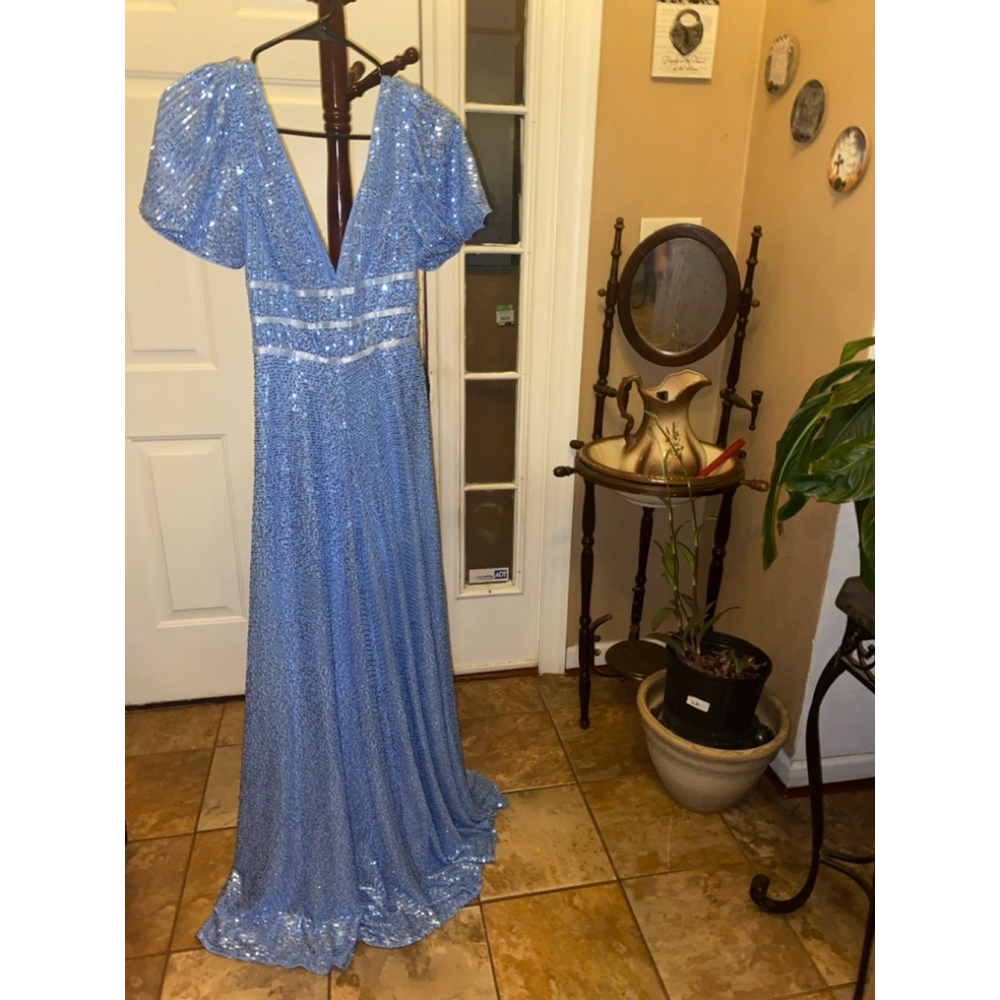 Women's FAERIESTY Dress XS Blue Sequin
